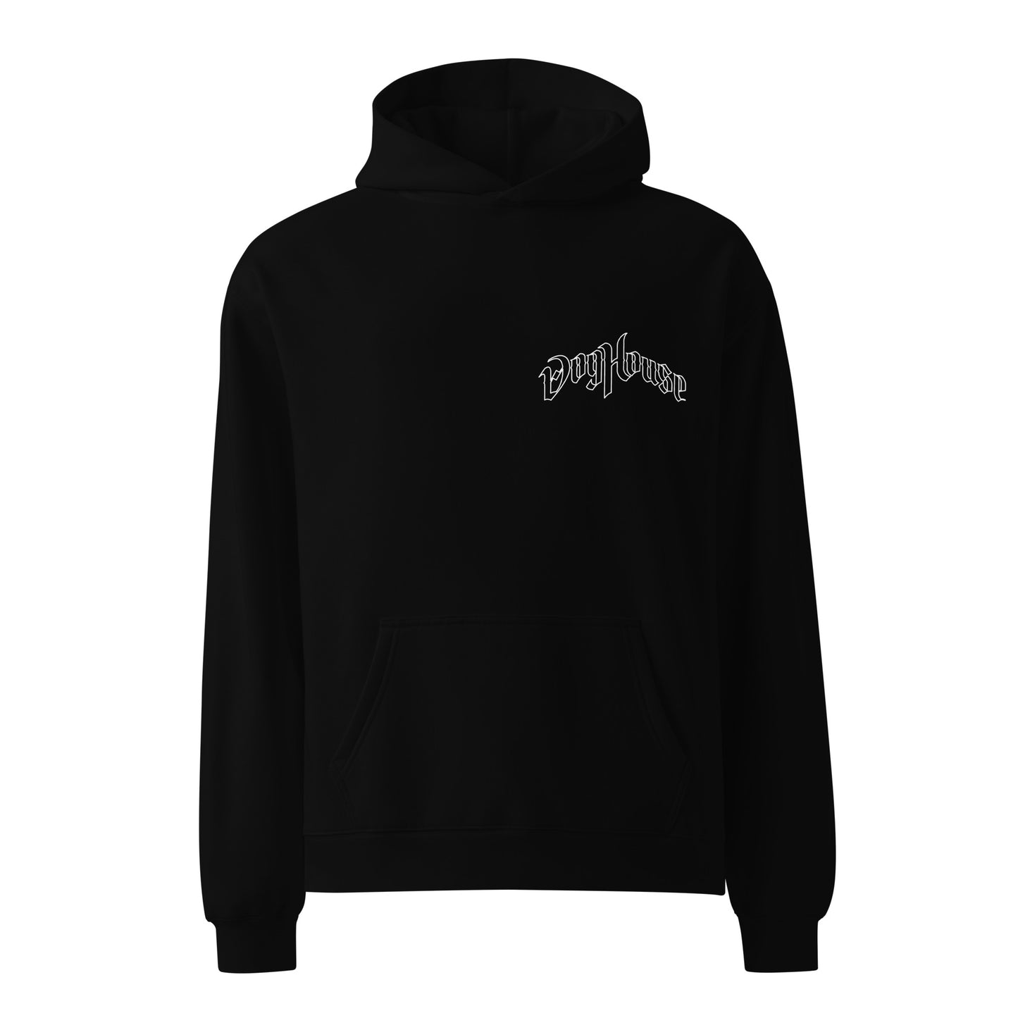 Drop Shoulder Hoodie - DogHouse Outline